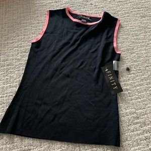 Blue and pink lined shell